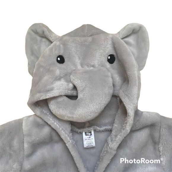 HB | Elephant Night Robe, Size 0-9M - Picture 3 of 4